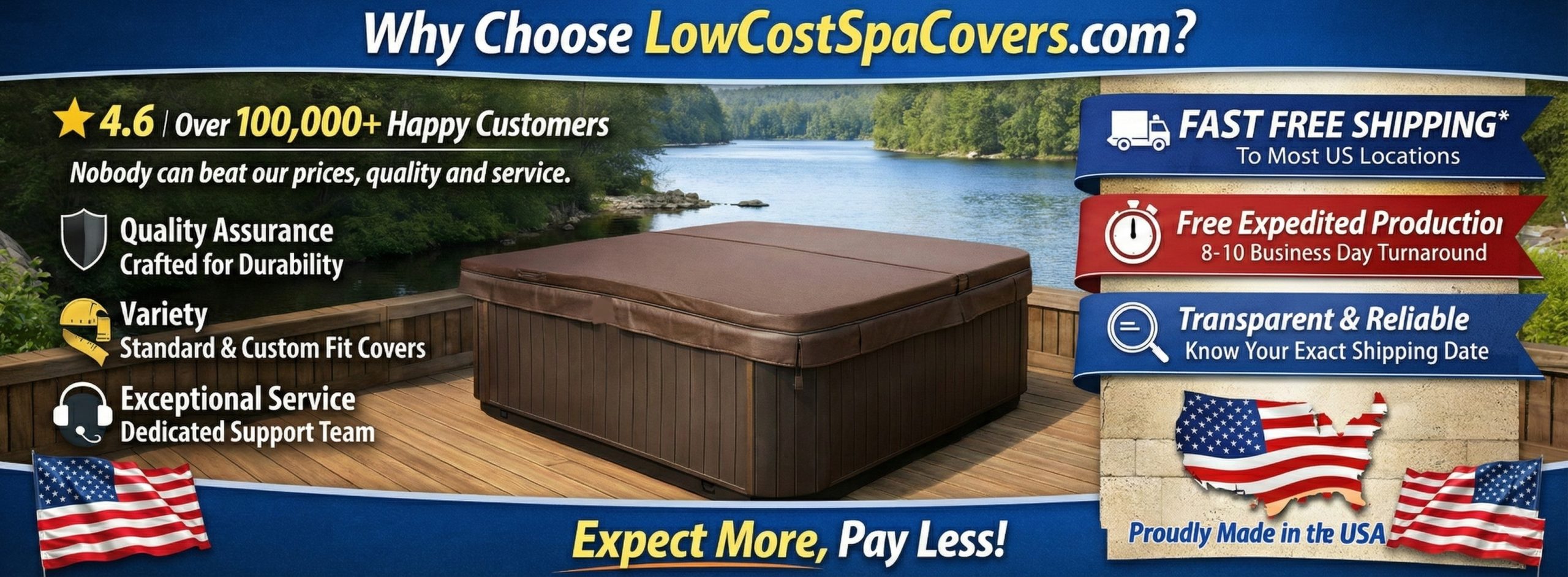 Lowcostspacovers.com